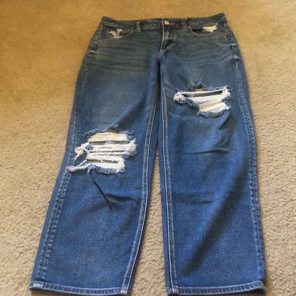 American Eagle mom straight jeans